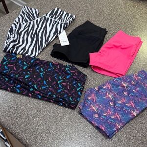 5 Item Bundle! Size small active leggings & shorts